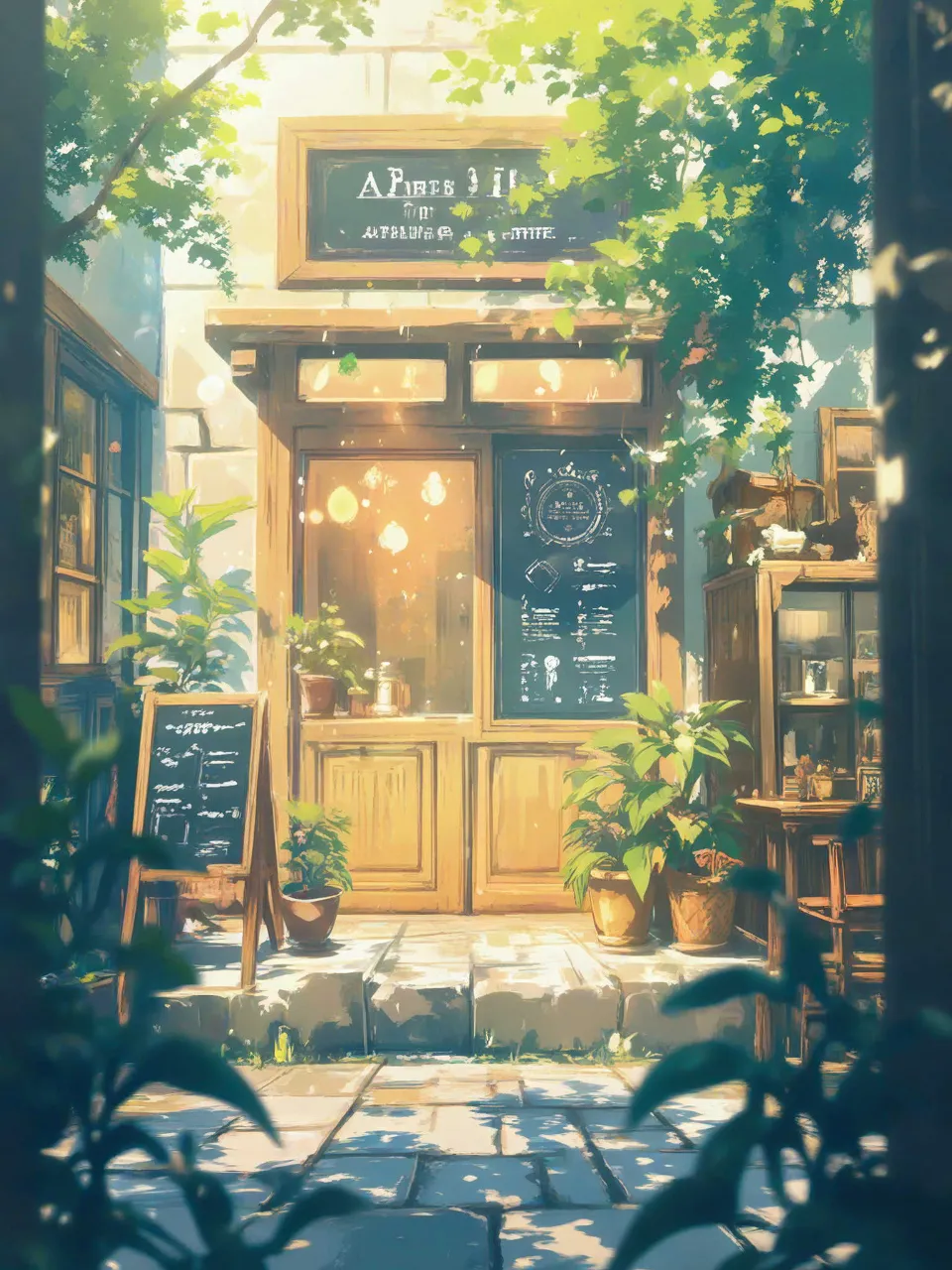 路地裏にある喫茶店
