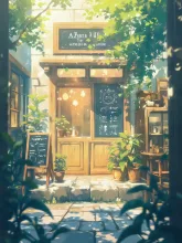 路地裏にある喫茶店