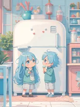 うふふ、アイス食べてるのは2人だけの、ひみちゅ
