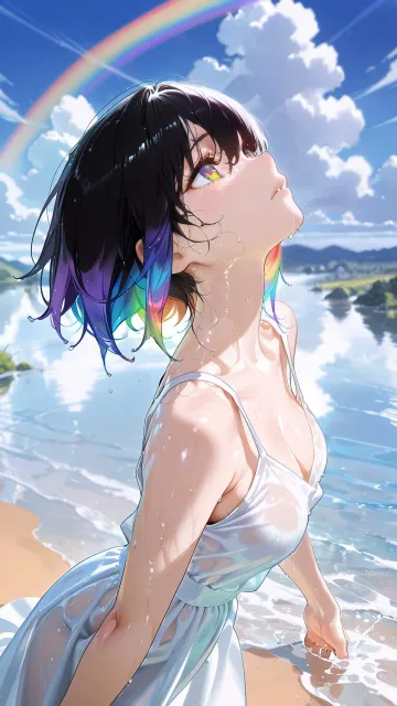 何かッショボい虹