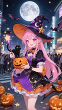 ピンク髪乙女💕渋谷でハロウィンナイト❤️
