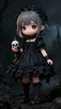 🐦‍⬛₊˚👰🏿🕷️✧⋆☠️