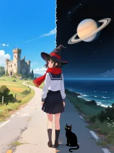 あれ、何が起こったのだろう…… — miraiさんのAIイラスト