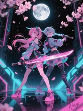 双子戦士 — 双子イラストのAIイラスト｜SUPPART