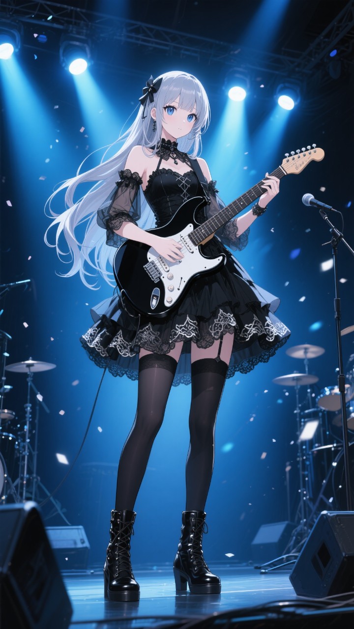 幻想的ステージ…ギタリスト