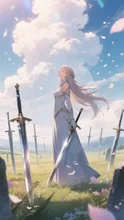 女性戦姫…剣の墓標