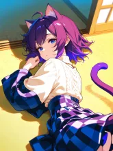 縁側でうたた寝·日だまりに膝を抱えて の投稿作品