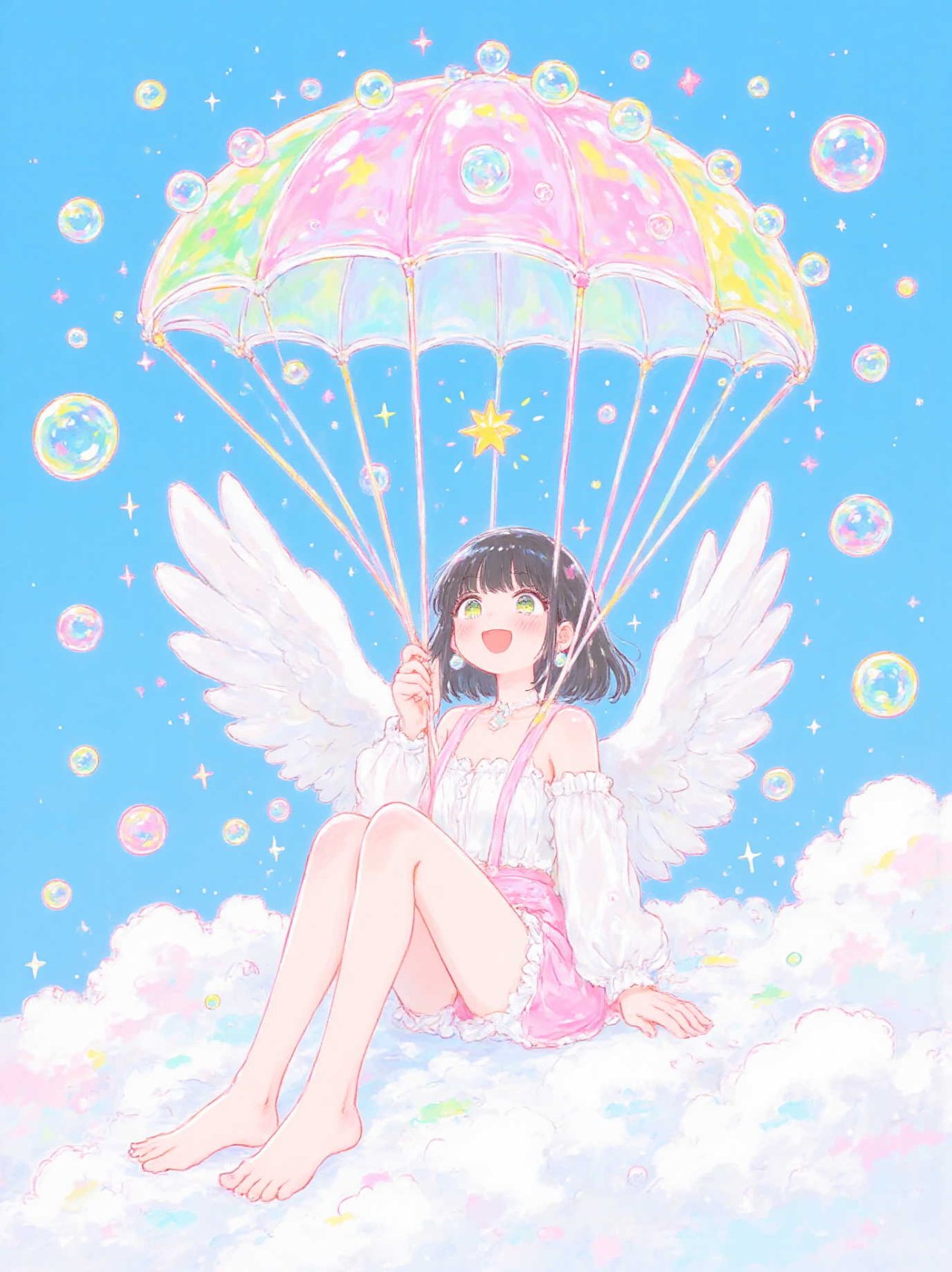 カラフルで可愛いイラスト - 画像生成チャレンジ / sakurawhite