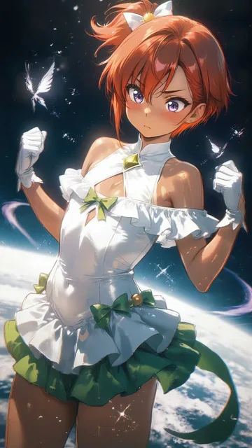 ぃ...偉大なるぅガイアのぉ...ナントカ!?で殴る 魔法少女