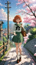 架空春制服コレクションNo.52(ナウシカ) — なごごさんのAIイラスト