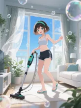 インドアの稚奈。