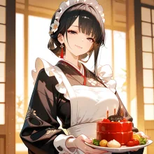 メイド長自らのご主人様へのハッピーバースデー