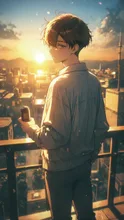 彼女を待つ夕暮れ·今宵チャレンジ の投稿作品