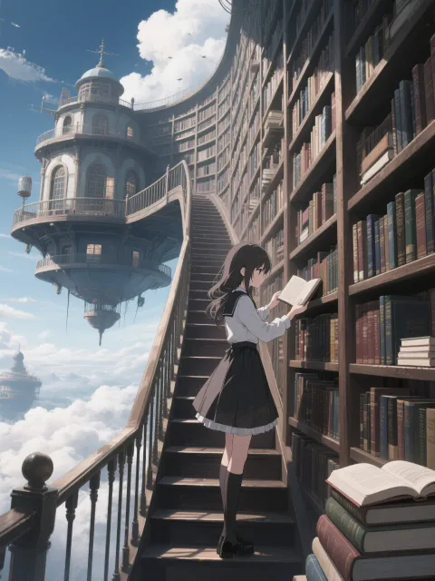 空飛ぶ図書館