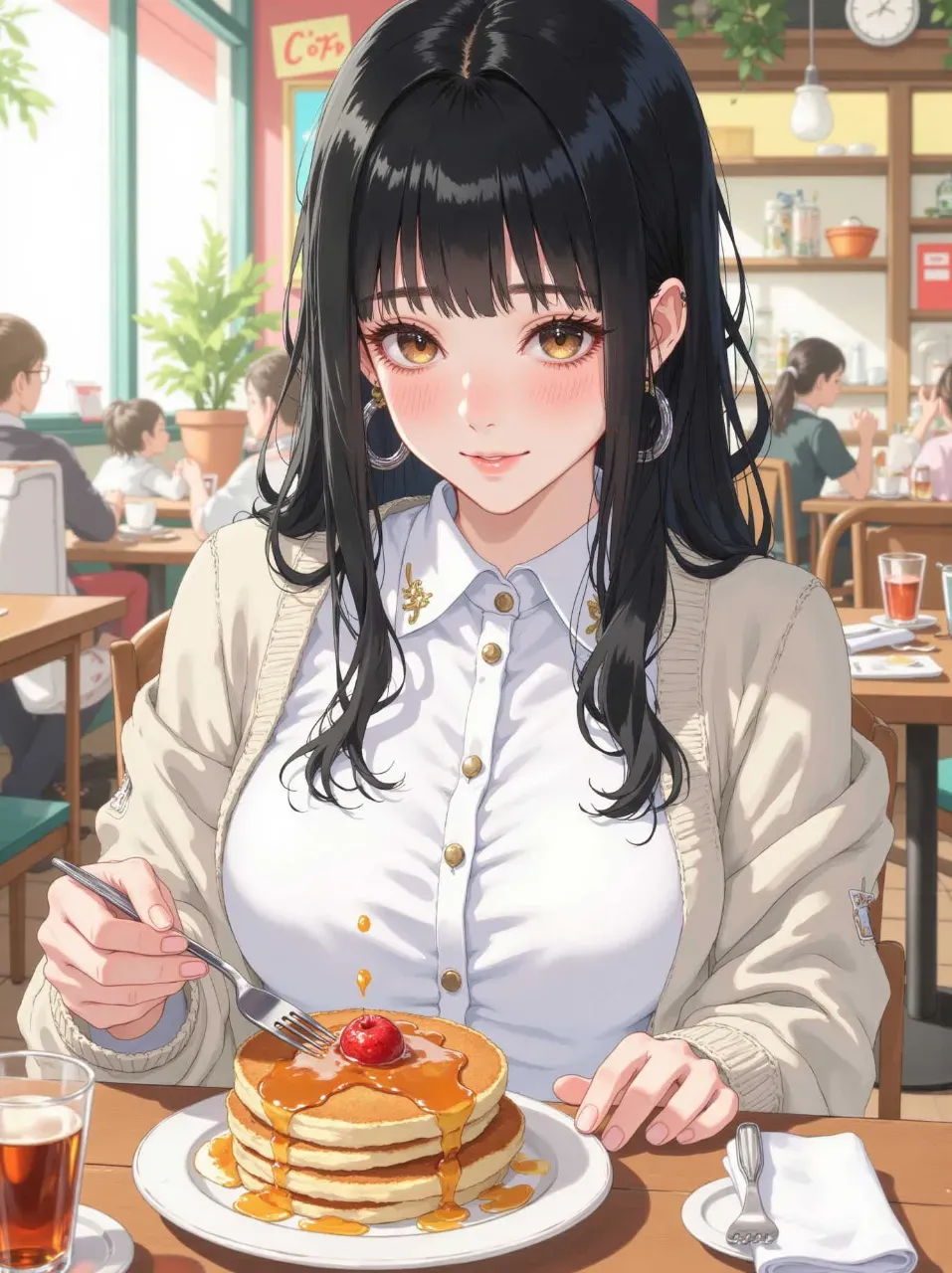 シロップがとんじゃった。 — きゅうり子さんのAIイラスト