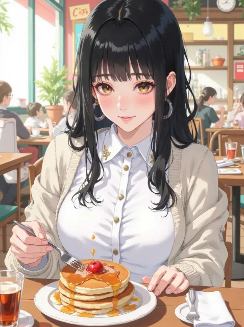 シロップがとんじゃった。