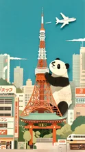 TOKYO — Red EyeさんのAIイラスト