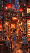 路地裏に集う