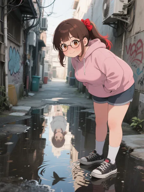 路地裏の菜摘