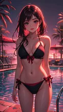茜色