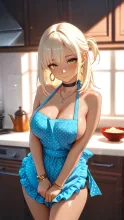 エプロン姿·素肌に結ぶ紐 の受賞作品