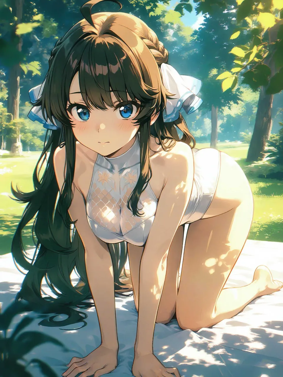 三つ編みならどんな服でもいいはず これ三つ編みか?