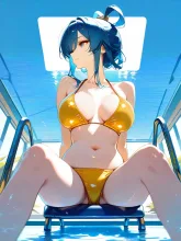 プール監視員のお姉さん2