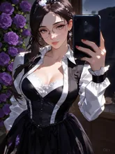 白黒 — きみさんのAIイラスト