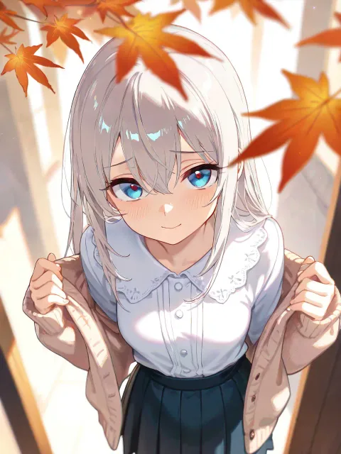 highres、sharp focus - 袖を通す朝