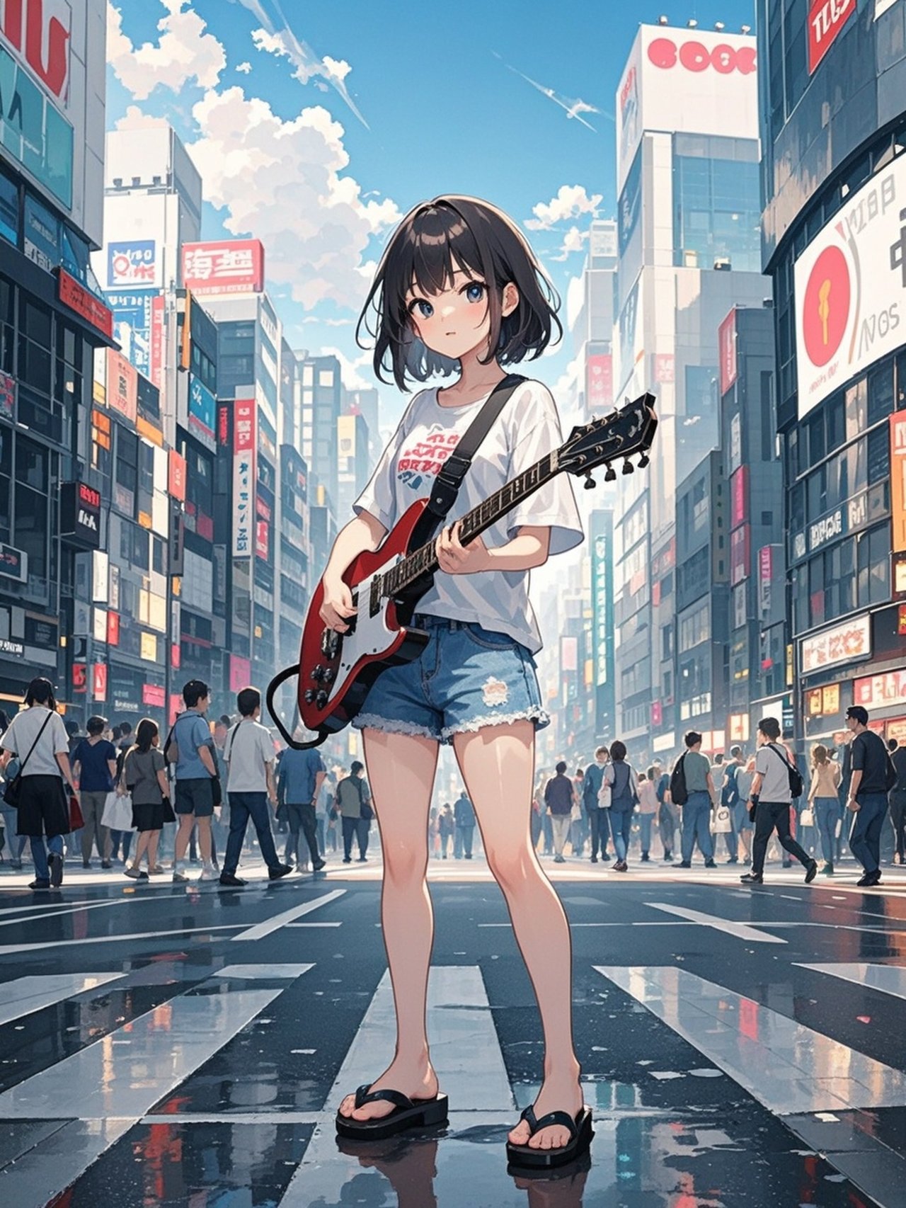 雑踏 — sehoさんのAIイラスト