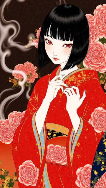 CLAMP style、xxxholic vibes