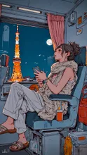 Tokyo Midnight Tower