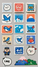 富士山、ルリビタキ