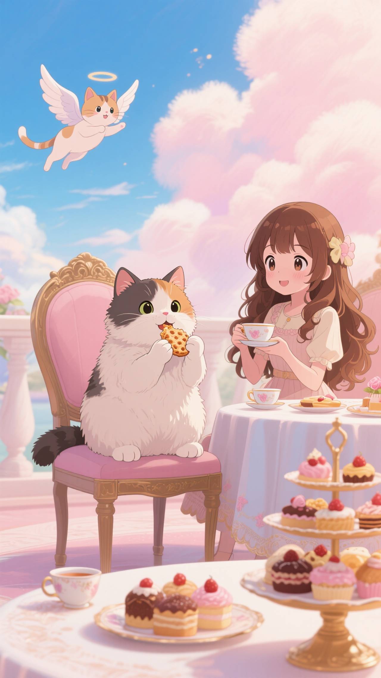 カフェにいるねこ
