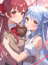 🍫💓ぺこまりの絆②🍫💭 — VTuber 二次創作イラストのAIイラスト|SUPPART
