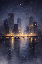 余光 #03｜Night Reflection — Sue SuさんのAIイラスト