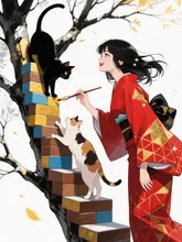 ふふふ🤭 これで降りられるよネッ❤️ — PONJINさんのAIイラスト