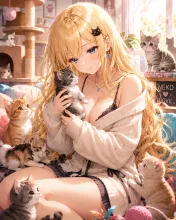 犬派 vs 猫派·もふもふ対決 の投稿作品