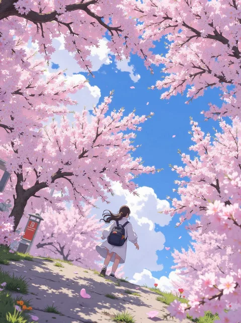桜並木