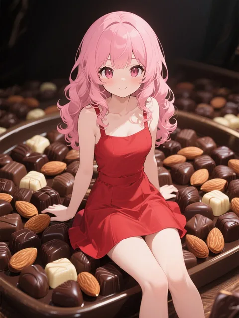 アーモンドチョコとのくみあわせ