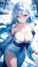 雪女·白銀の吐息、凍える誘惑 の投稿作品