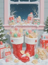 ワクワク♡クリスマス — 壁紙イラストのAIイラスト|SUPPART
