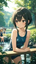遊ぶ少女
