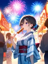 みてみて！すごいよ！ — 屋台イラストのAIイラスト｜SUPPART