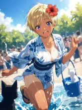 エリザベス・ローゼンクロイツ・安倍の水かけ祭り