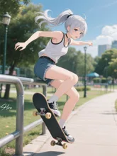 スケボー