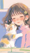 お家で子猫と