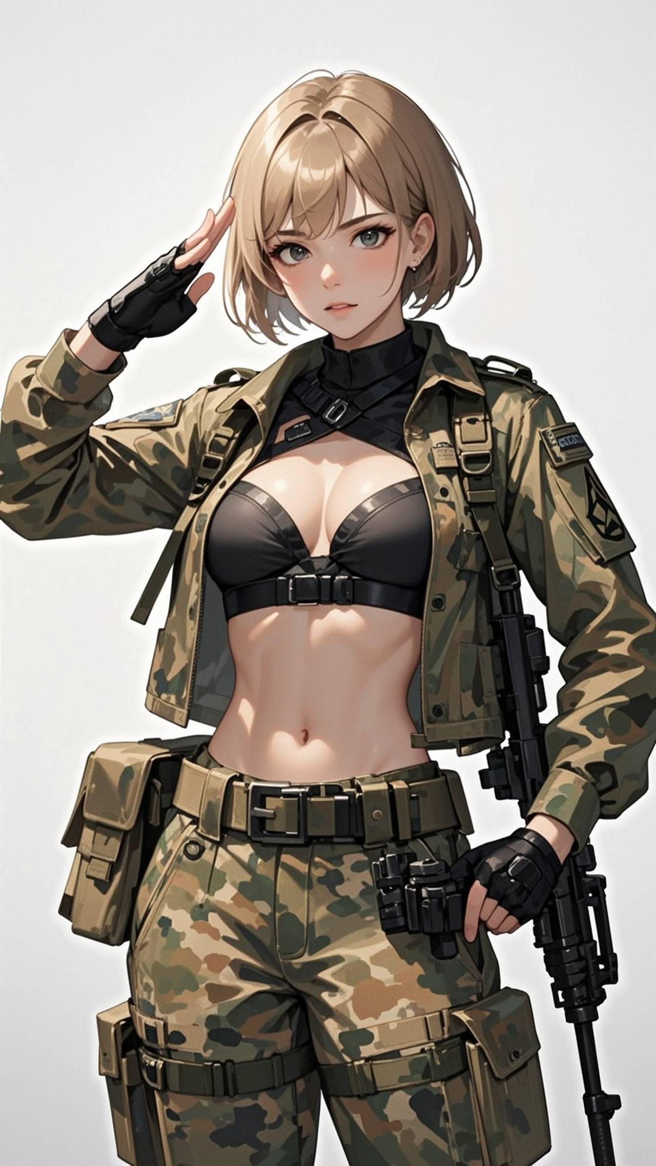 敬礼!