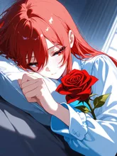 赤髪ロングの少女 — ジラ🌹🐳さんのAIイラスト