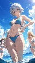 ギャル三人組·灼けた素肌の夏女神 の投稿作品